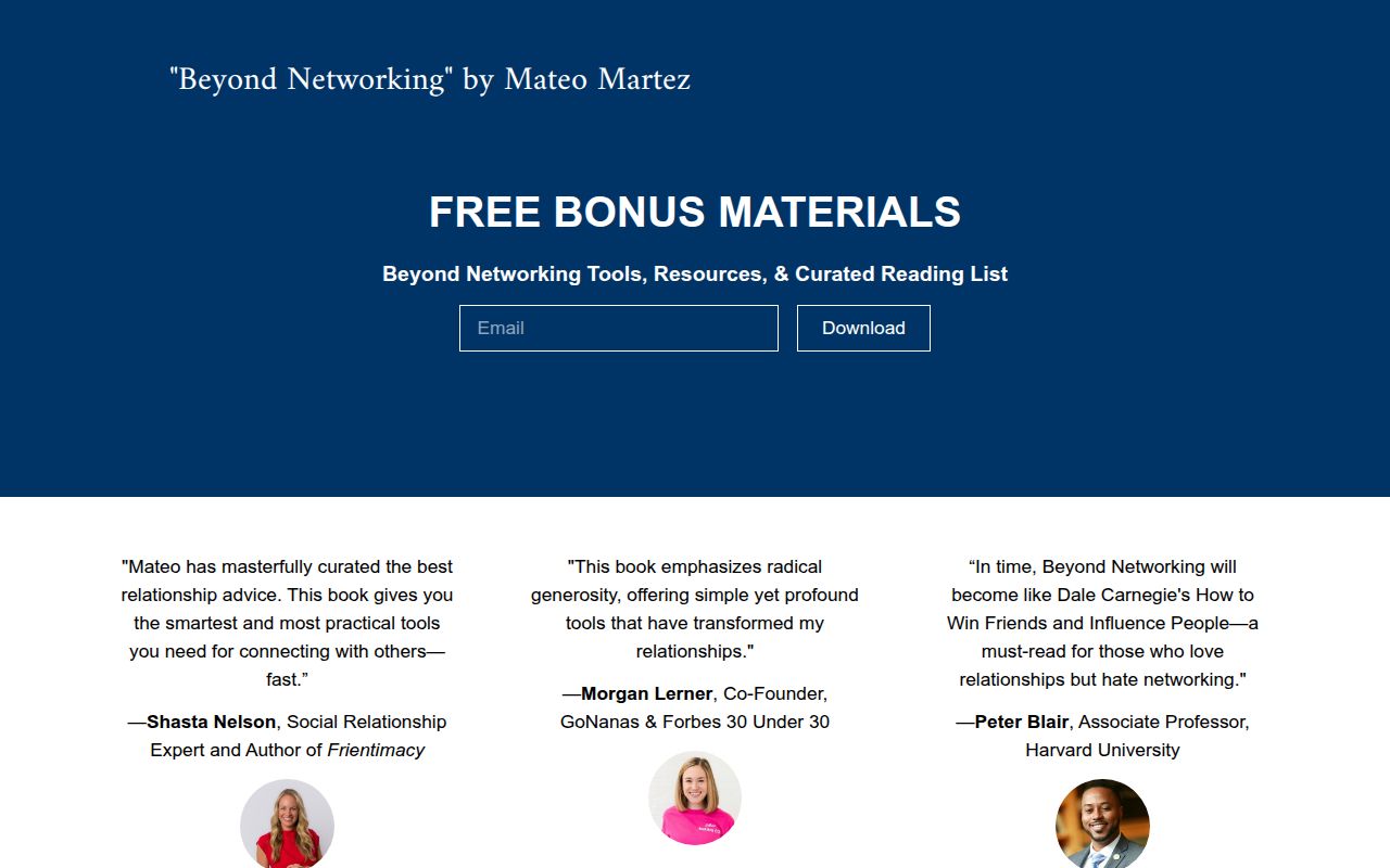 Beyond Networking
